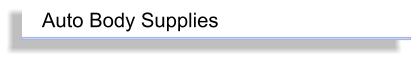 Auto Body Supplies