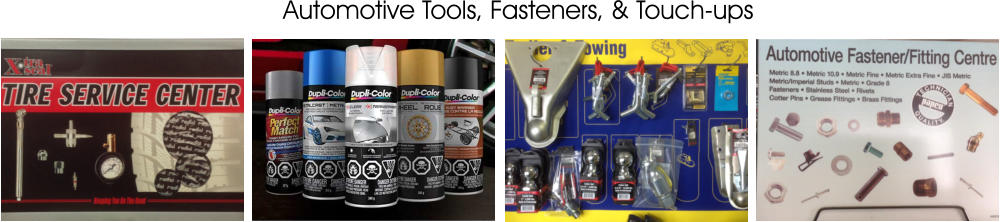 Automotive Tools, Fasteners, & Touch-ups